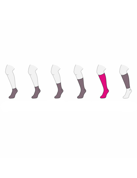 Șosete de compresie lungi Eleven Stripe Black