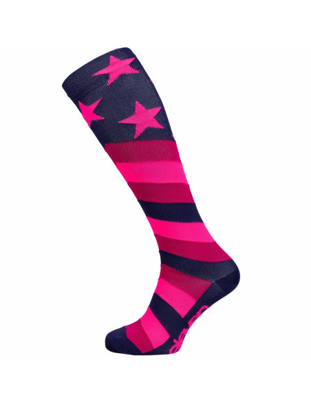 Șosete de compresie lungi Eleven Stars Pink