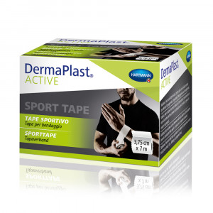 DERMAPLAST Active Sport Tape, Banda Adeziva Rigida, 3.75 cm x 7 m