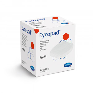 EYCOPAD Comprese Oculare, Nesterile, 56mm x 70mm