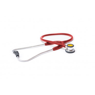 Stetoscop ERKA FINESSE 2, pentru copii, piesa de ascultare dubla cromata, membrane pe fiecare parte 32/20 mm, tubulatura dubla