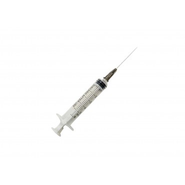 Seringa Sterila Luer Lock 5 ml 3 componente Ac 22G x 1 1/4″ – 100 bucati