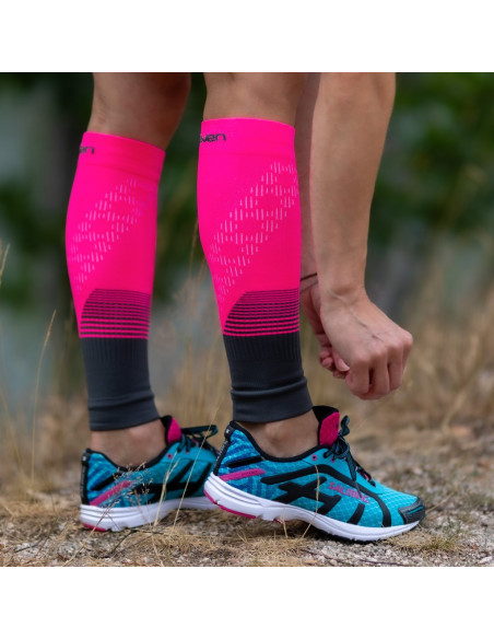 Jambiere de compresie fără talpă Eleven PowerFlow Pink